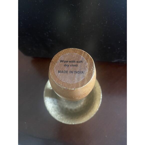 MCM Style Brass Mushroom 5 Inches - Picture 3 of 4